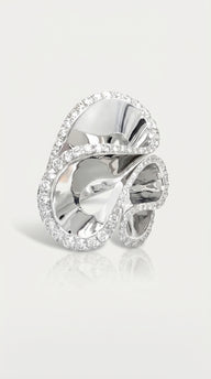 The Flow Sculptural Diamond Ring