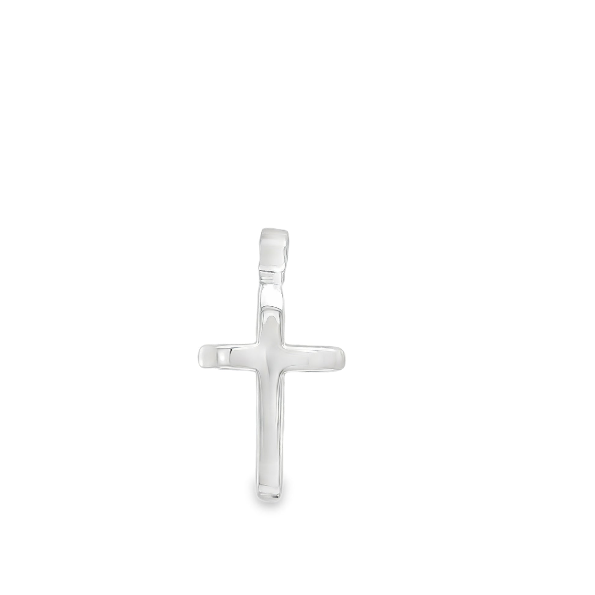Stavros - White Gold Cross