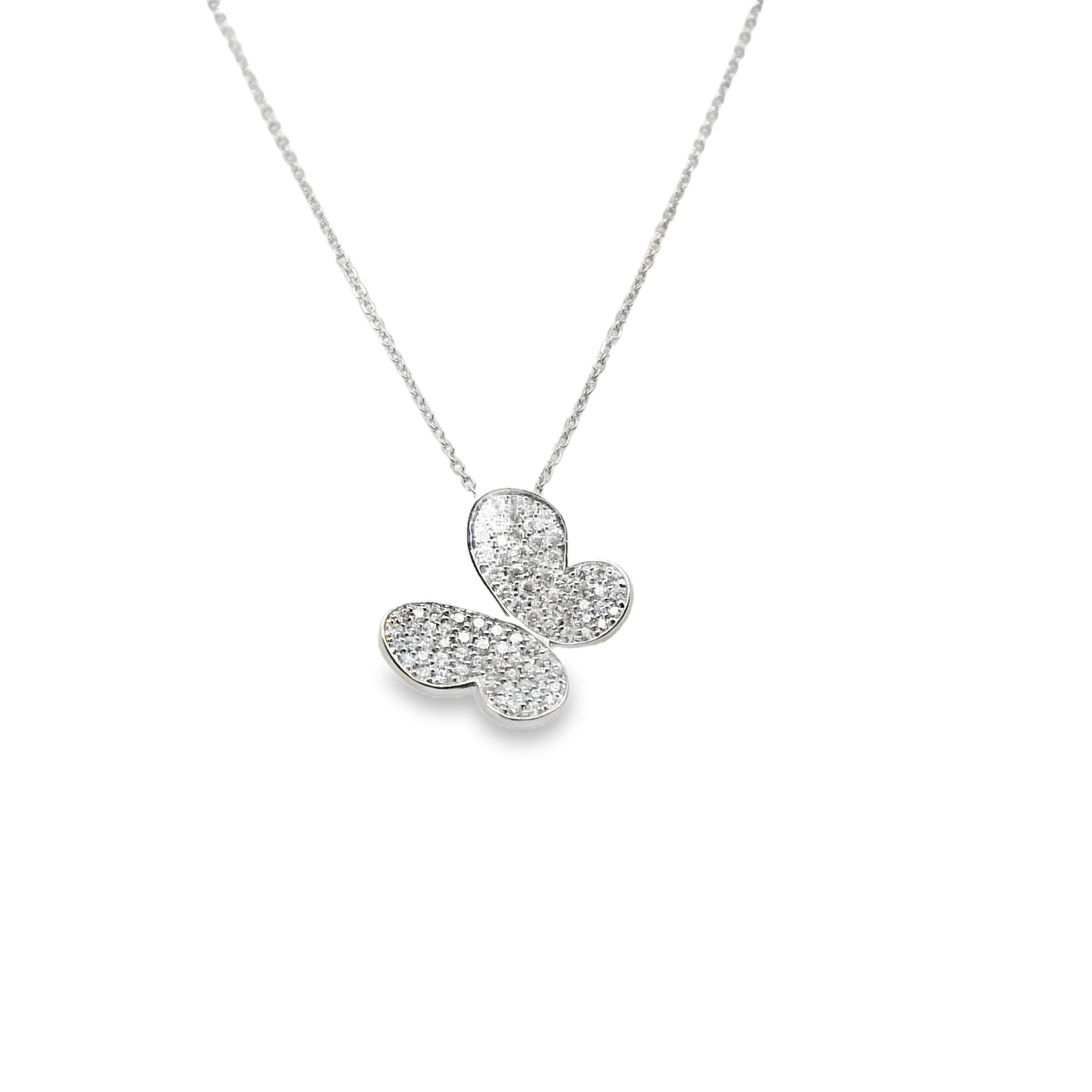 Butterfly Diamond Pendant