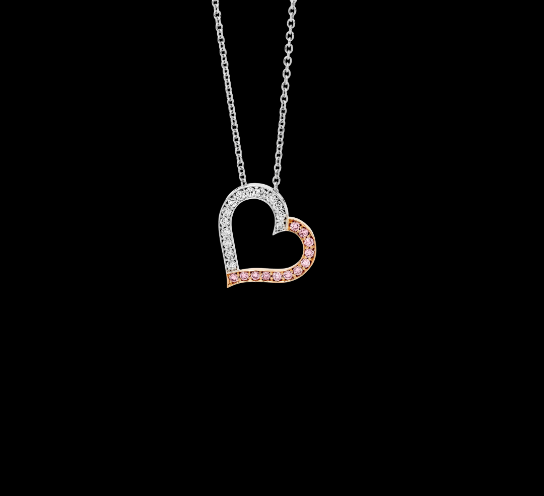 Argyle Essence - Pink Heart Pendant