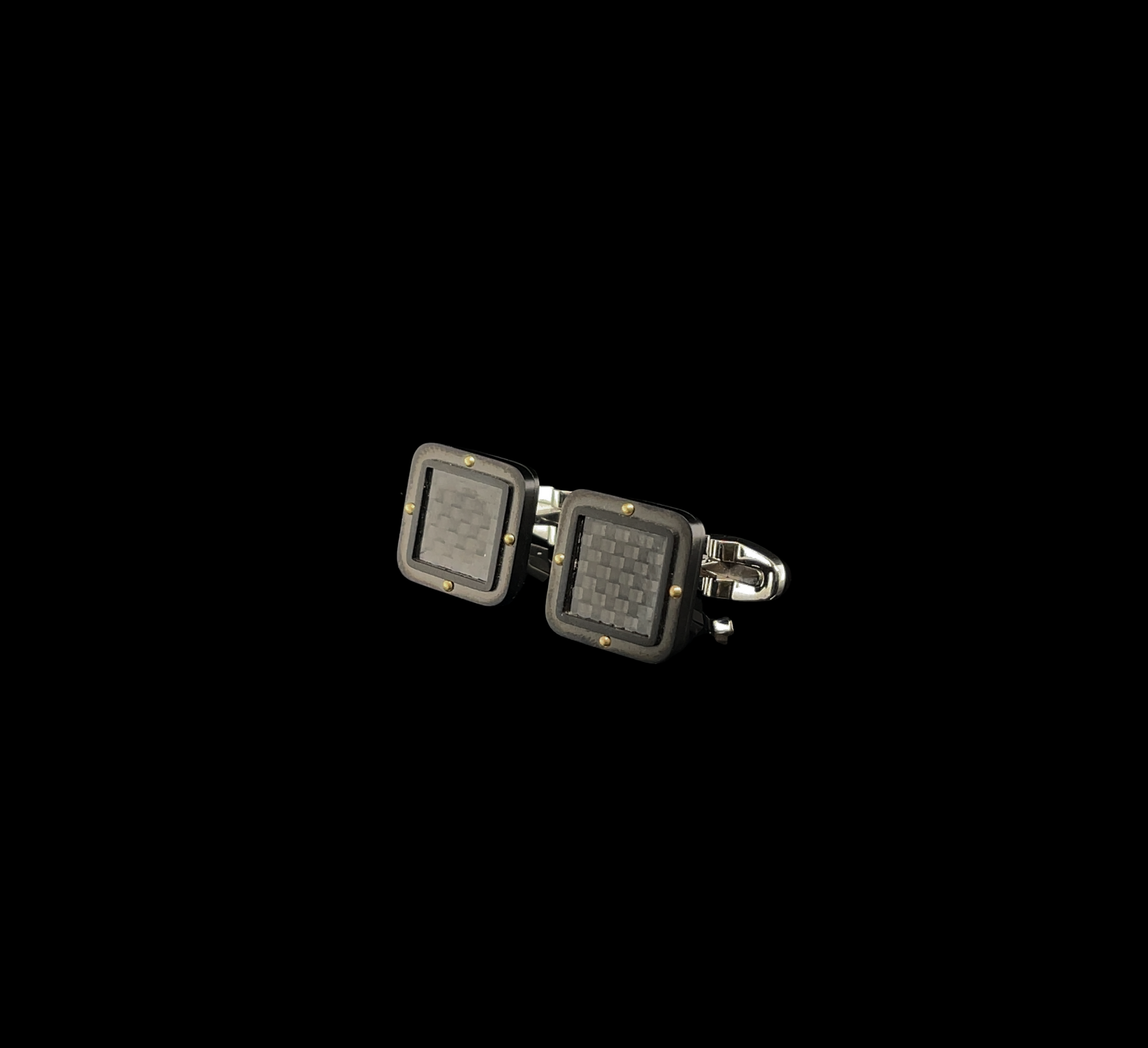 Baraka Black Carbon Cufflinks