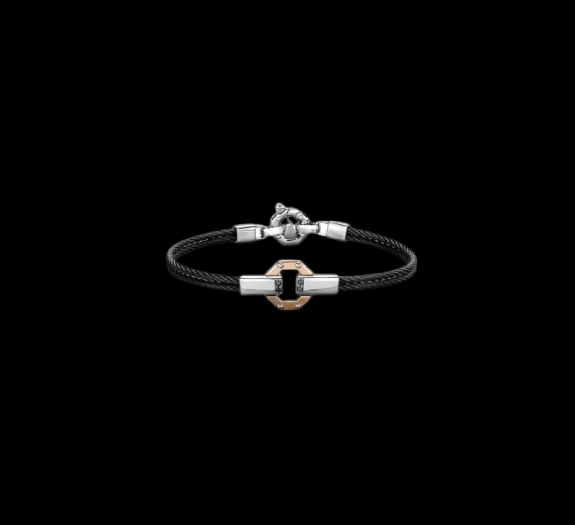 Baraka Bracelet 316L Black Diamonds