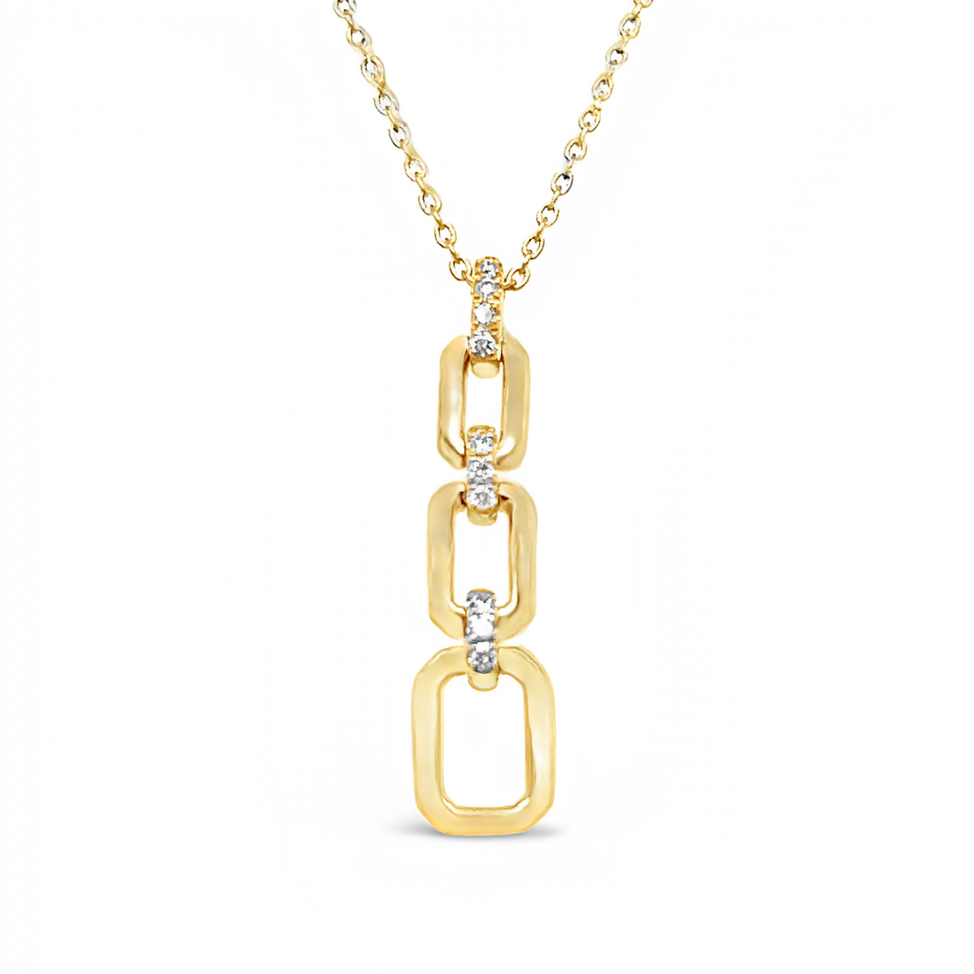 Link to Love Diamond Drop Pendant