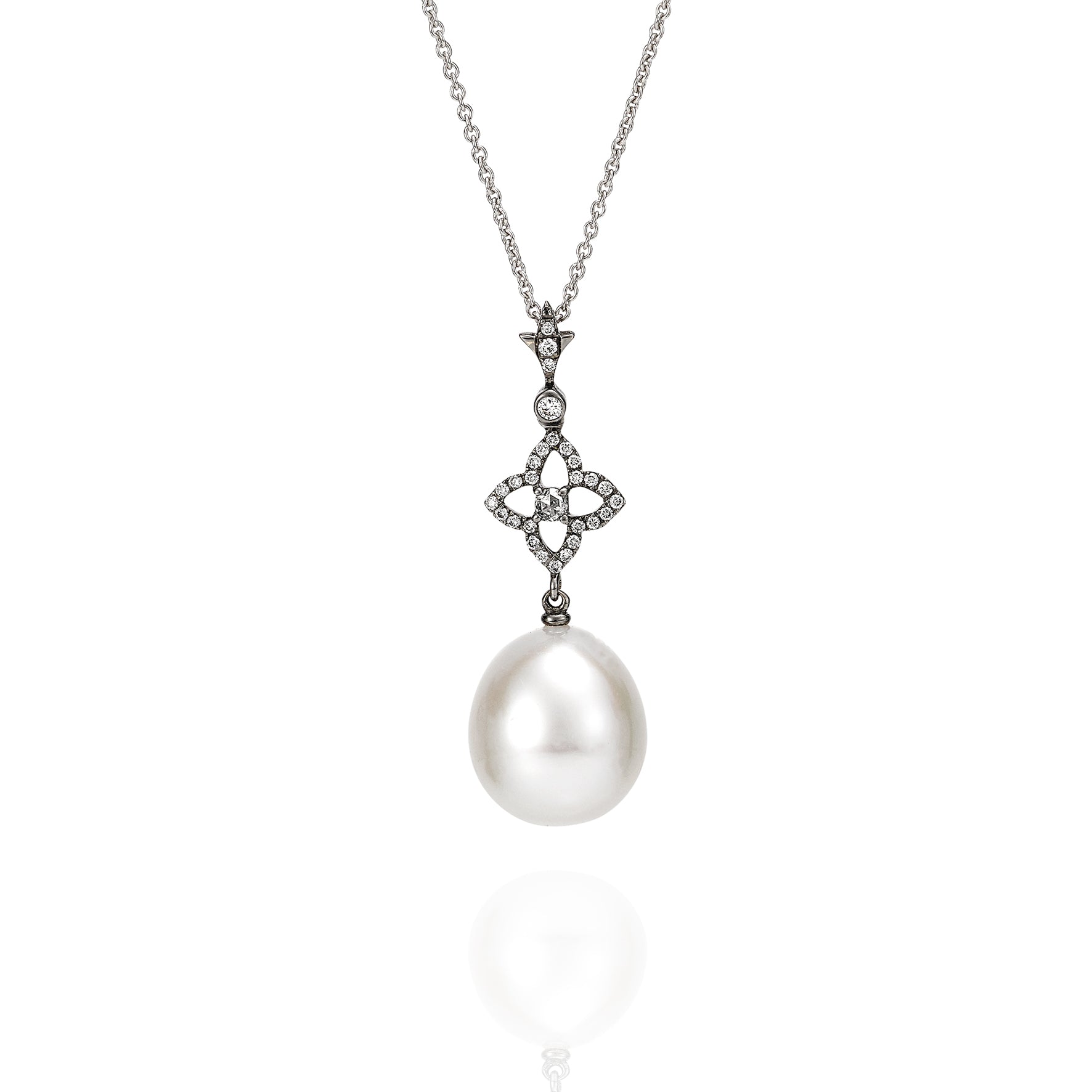 South Sea Pearl & Diamond Pendant