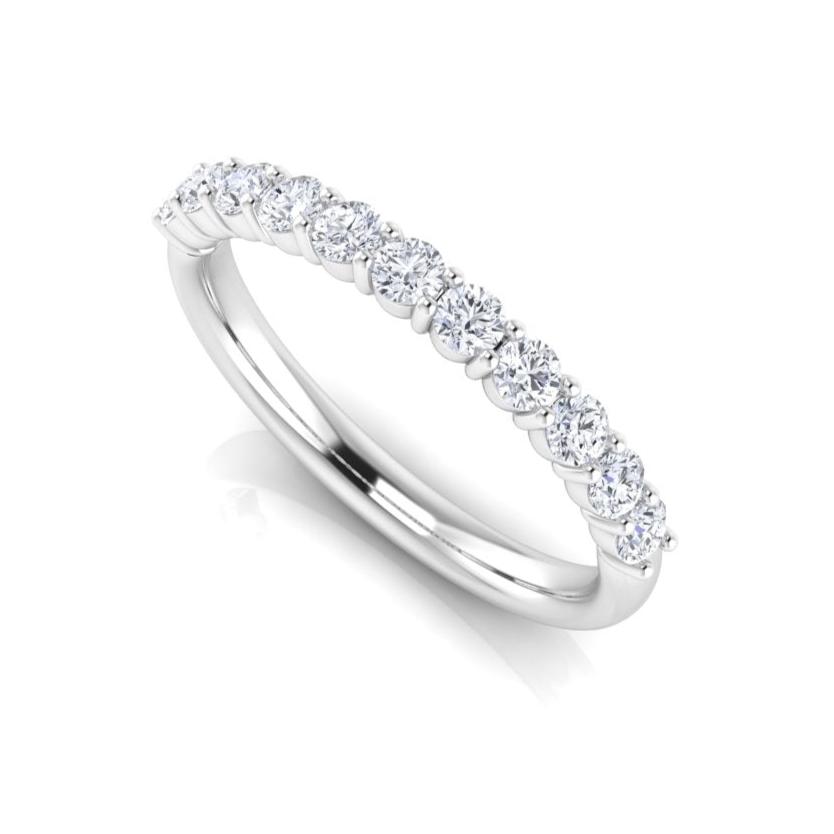 Half Round Wedding Band