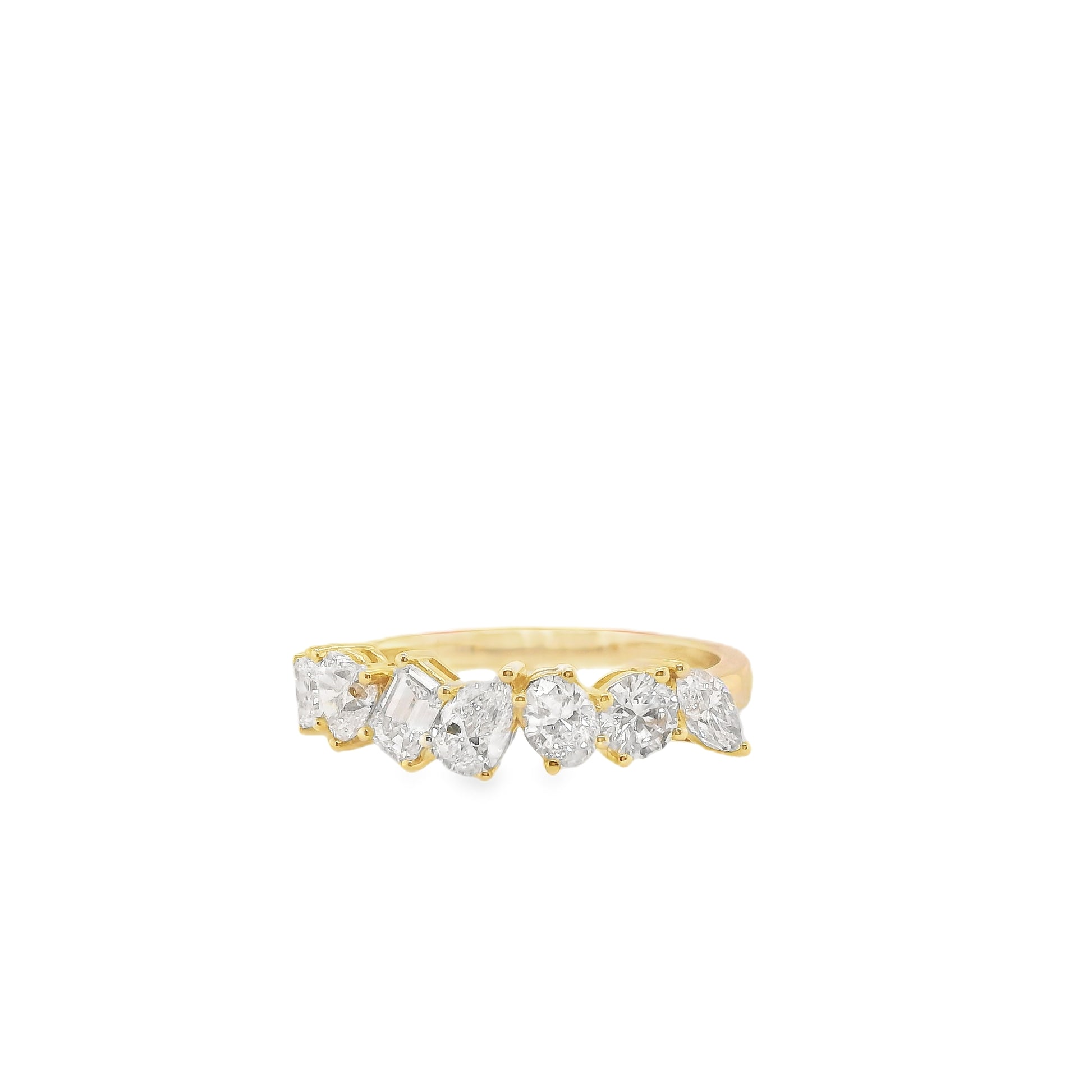 Symphony of Facets - Yellow Gold Diamonds Ring