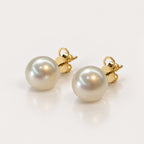 South Sea Pearl Stud Earrings – yellow gold