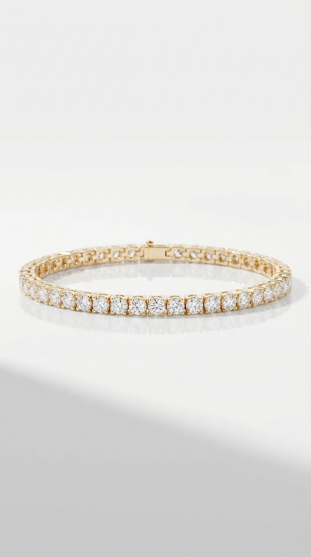 Classic Levendi 4 Claws Diamond Tennis Bracelet, view 2 — Levendi Jewellers