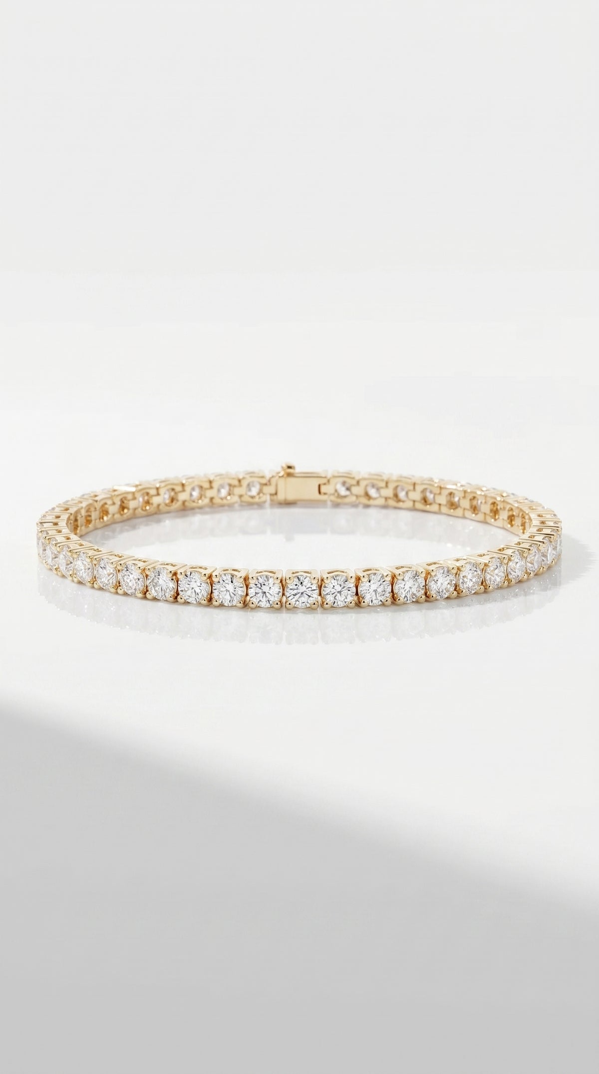 Classic Levendi 4 Claws Diamond Tennis Bracelet, view 2 — Levendi Jewellers