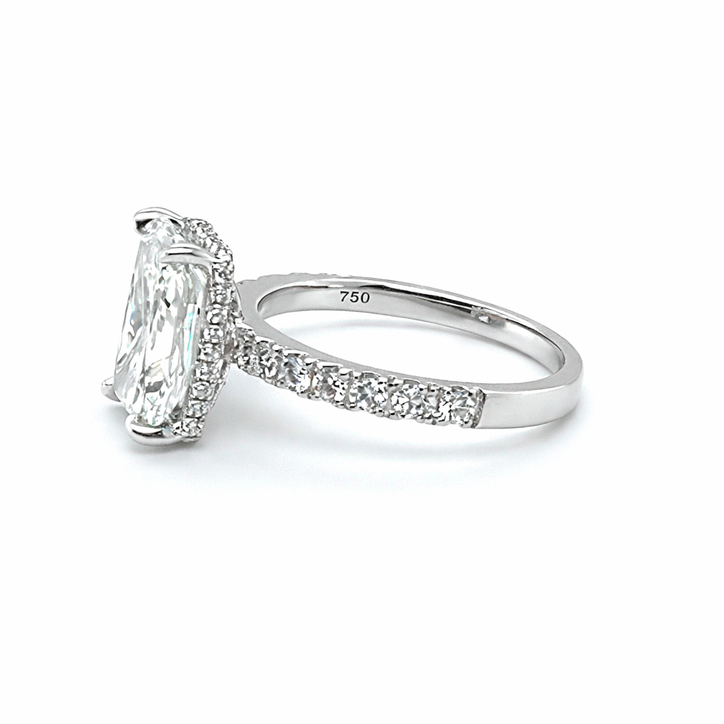 Levendi Classic - Radiant Diamond 5.00ct Engagement Ring