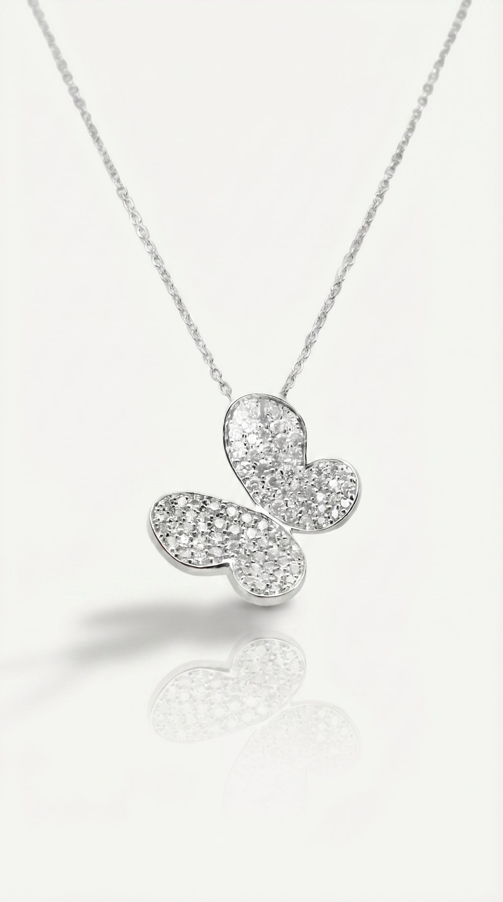 Butterfly Diamond Pendant — Levendi Jewellers