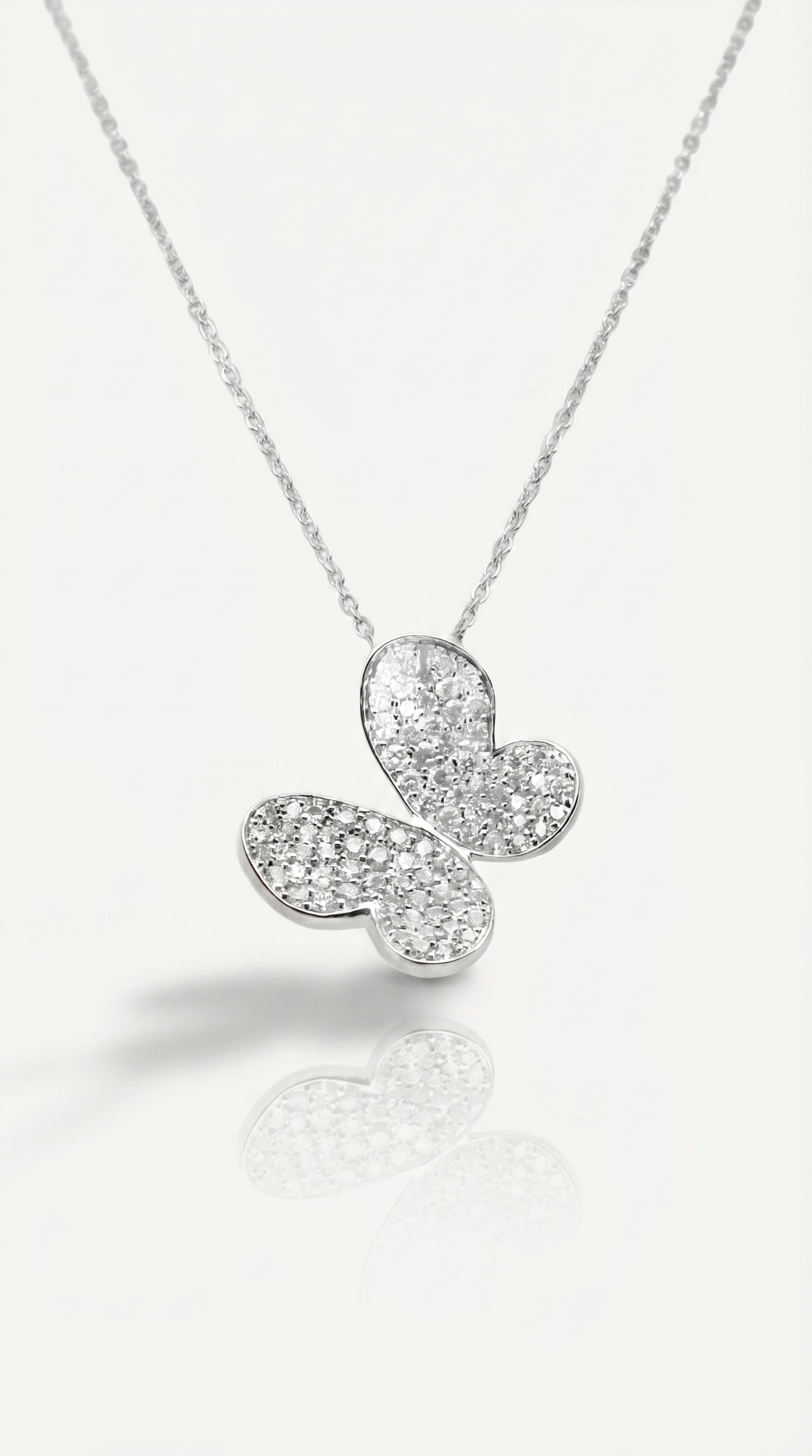 Butterfly Diamond Pendant