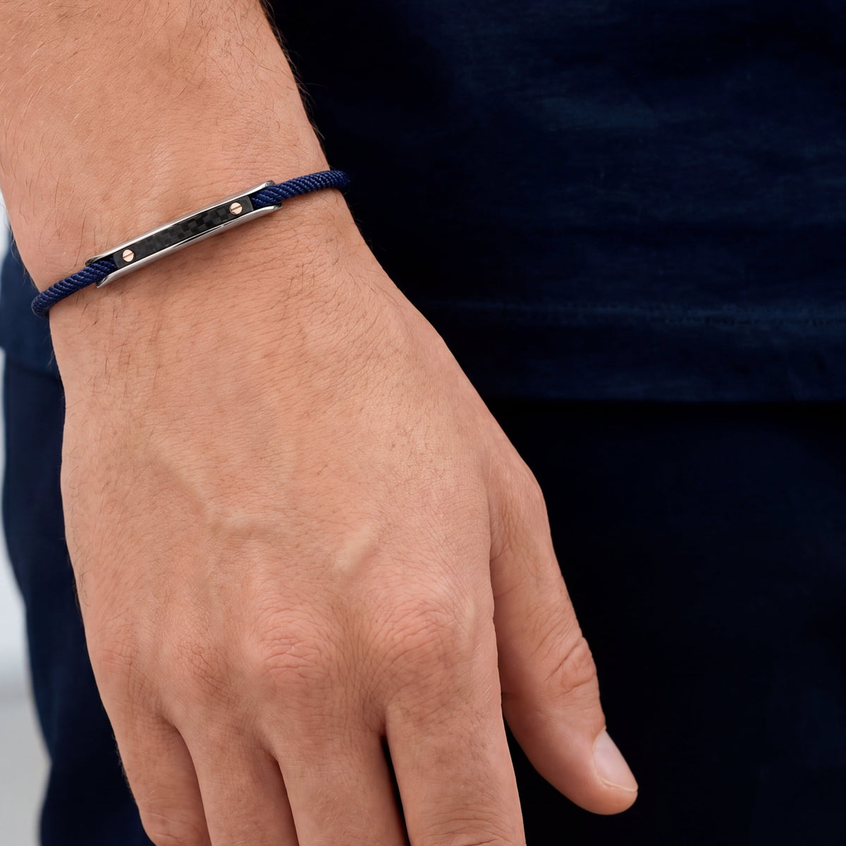Baraka Carbon Fiber Bracelet, view 2 — Levendi Jewellers