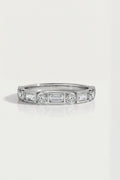Wedding Band - Bezel Baguette & Round Brilliant Cut
