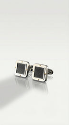 Baraka Black One Cufflinks — Levendi Jewellers