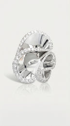 The Flow Sculptural Diamond Ring — Levendi Jewellers