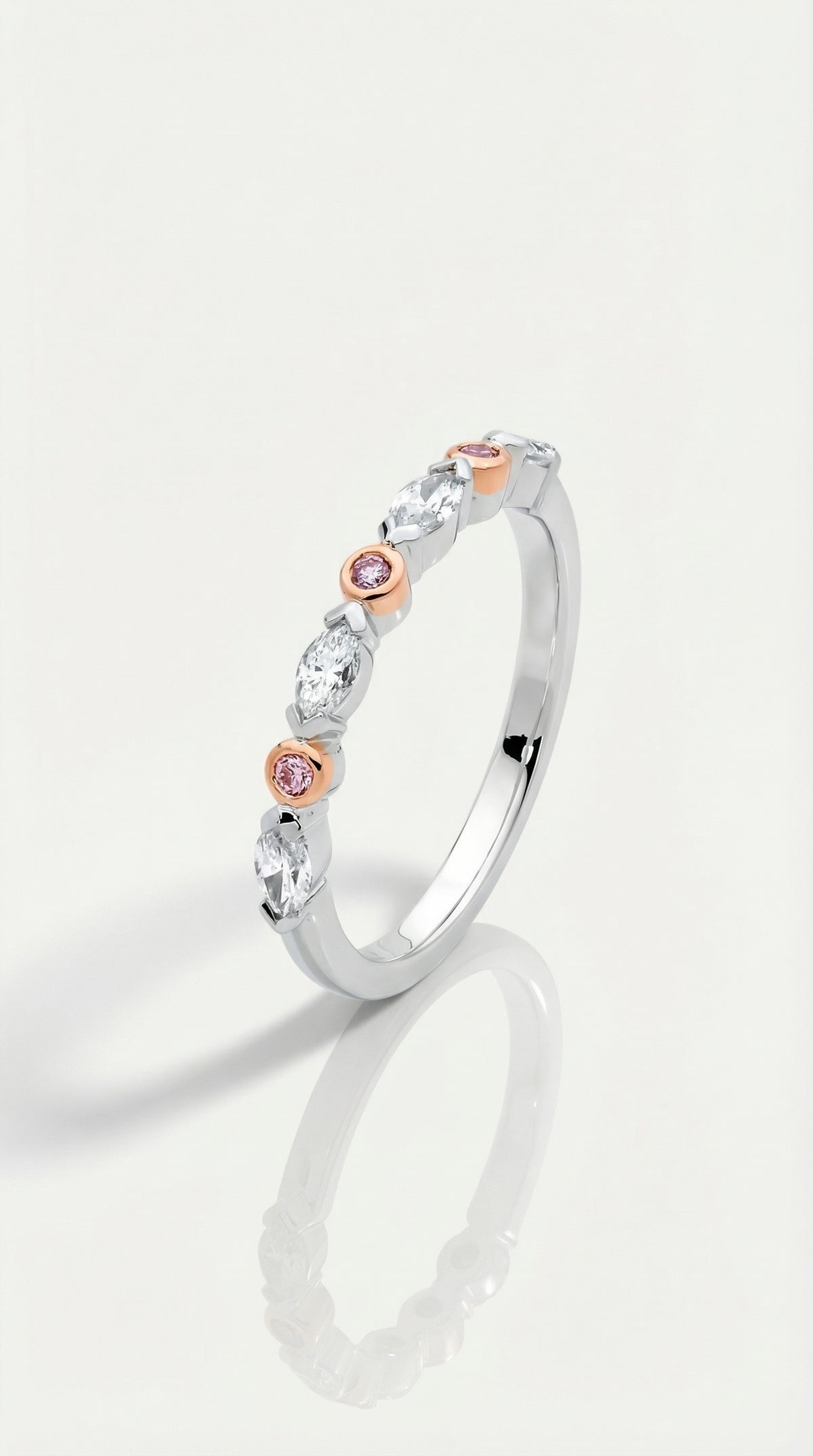 Argyle Essence - Arlequin Diamonds Ring — Levendi Jewellers
