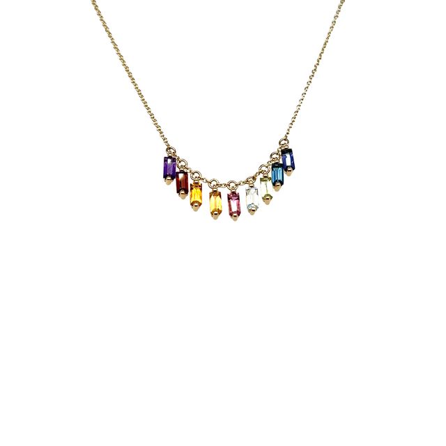 Spring Gemstone Necklace