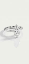 Levendi Signature - Marquise 4 Claws Engagement Ring
