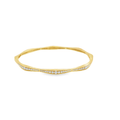 Natural Diamond - Bamboo Diamond Bangle