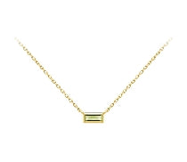 Rainbow - Yellow Gold and Peridot Pendant