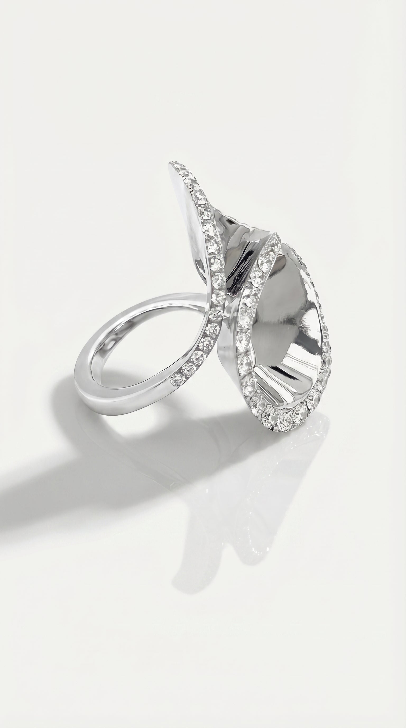 The Flow Sculptural Diamond Ring