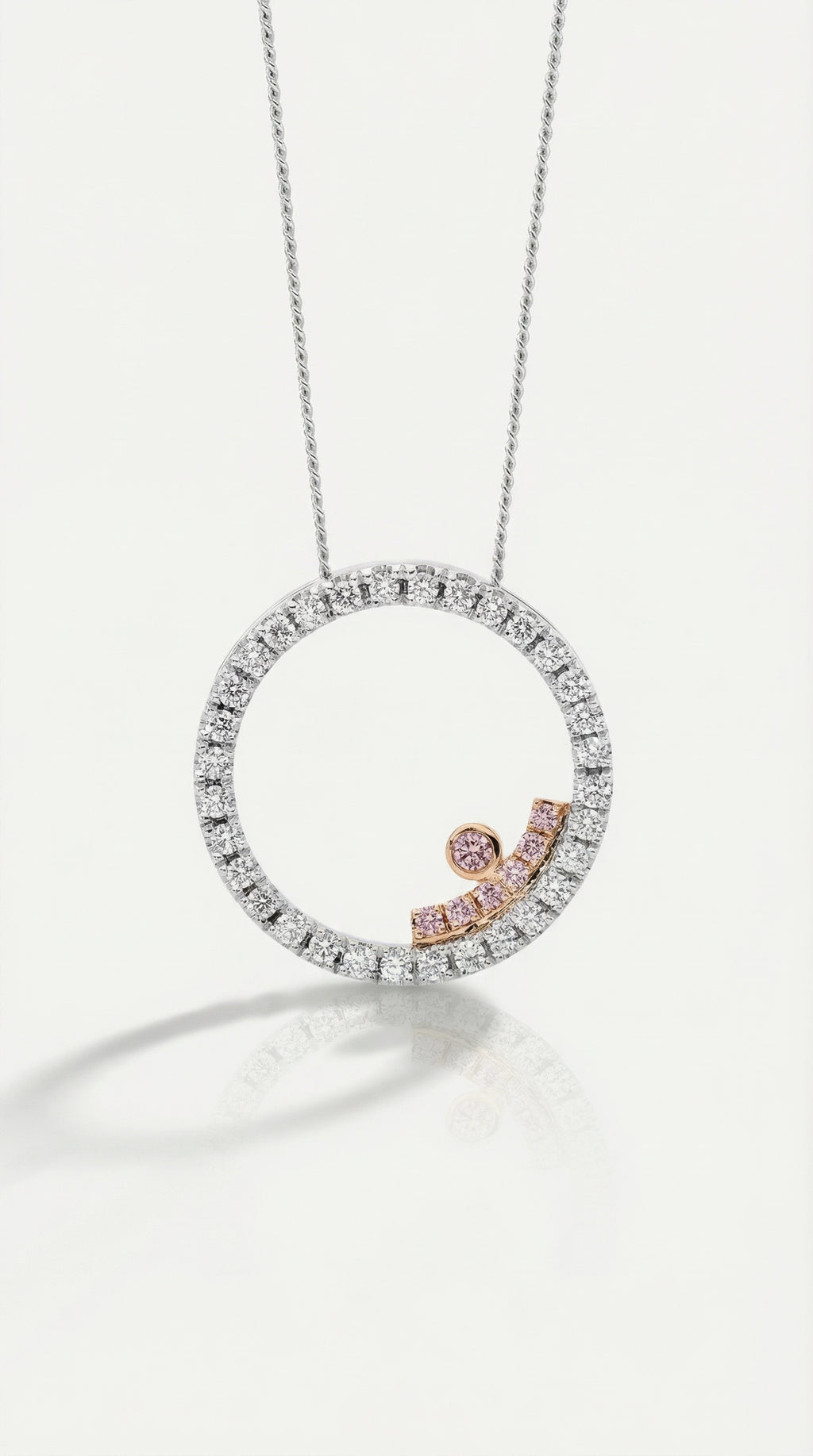 Argyle Essence - Callista Pink Diamond Pendant — Levendi Jewellers