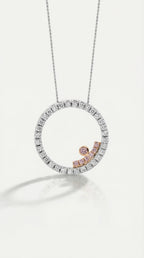 Argyle Essence - Callista Pink Diamond Pendant — Levendi Jewellers