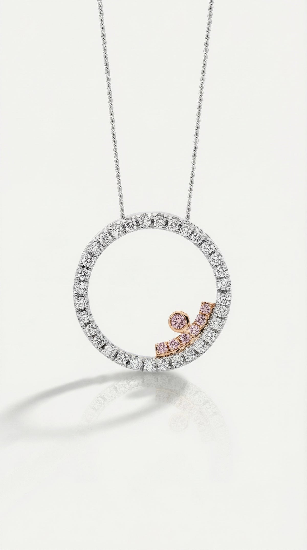 Argyle Essence - Callista Pink Diamond Pendant — Levendi Jewellers