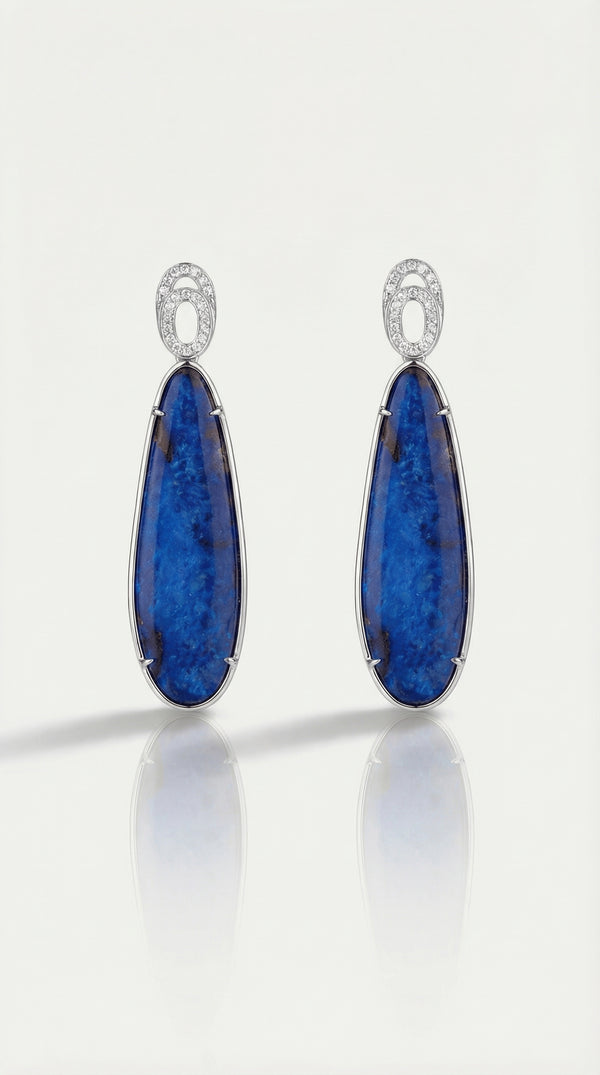 Australian Boulder Opal Earrings — Levendi Jewellers