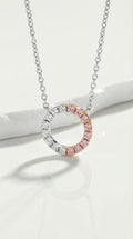 Argyle Essence - Pink Diamonds Circle Pendant