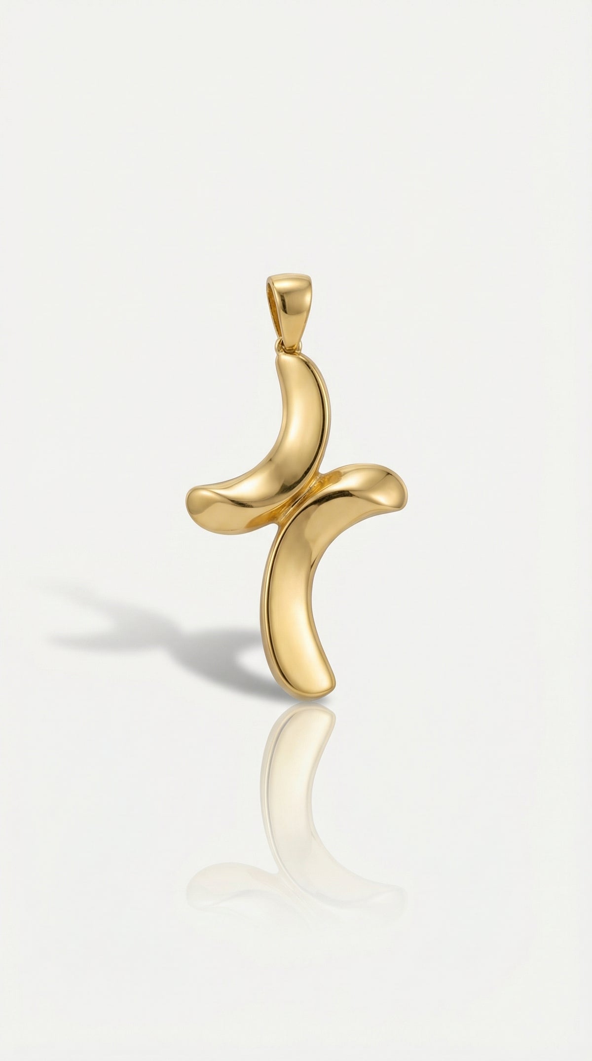 Petra - Yellow Gold Cross — Levendi Jewellers