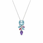 Neptune's Garden - Sky Blue Topaz Pendant — Levendi Jewellers