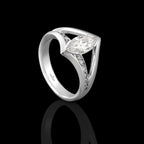 The Ellipse - Marquise Diamond Ring — Levendi Jewellers