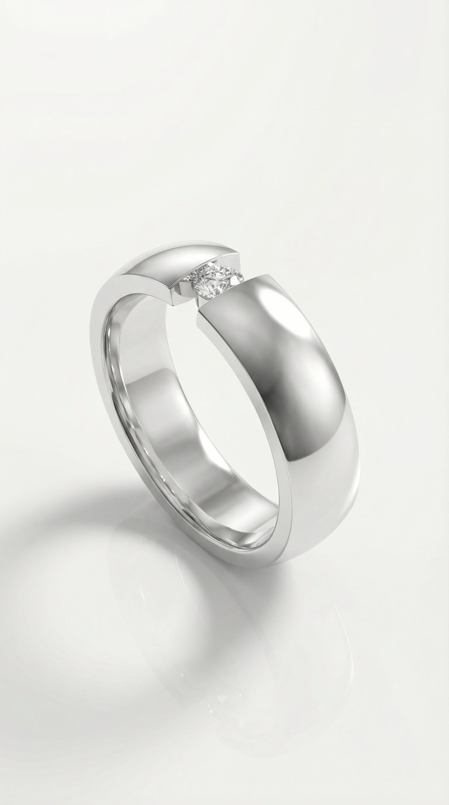 Tension Set Classic Diamond Ring