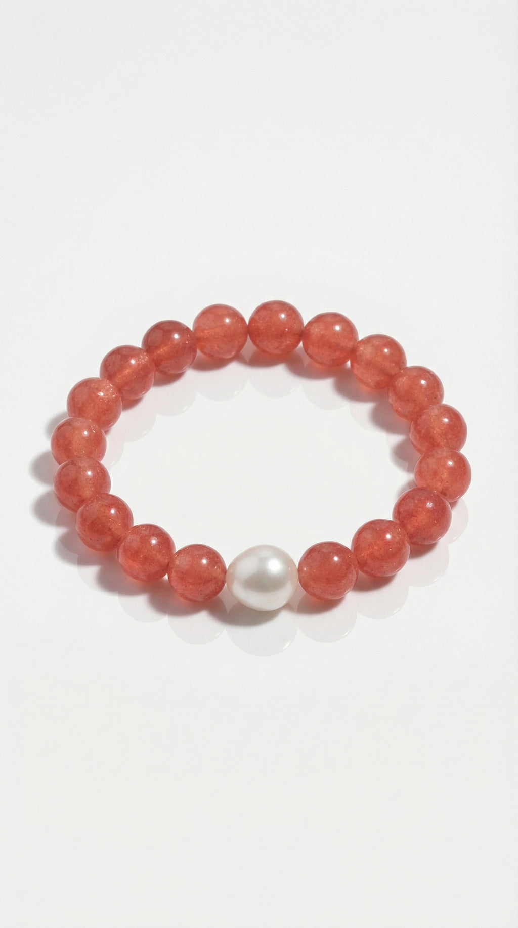 Australian South Sea Strawberry Quartz Bracelet — Levendi Jewellers
