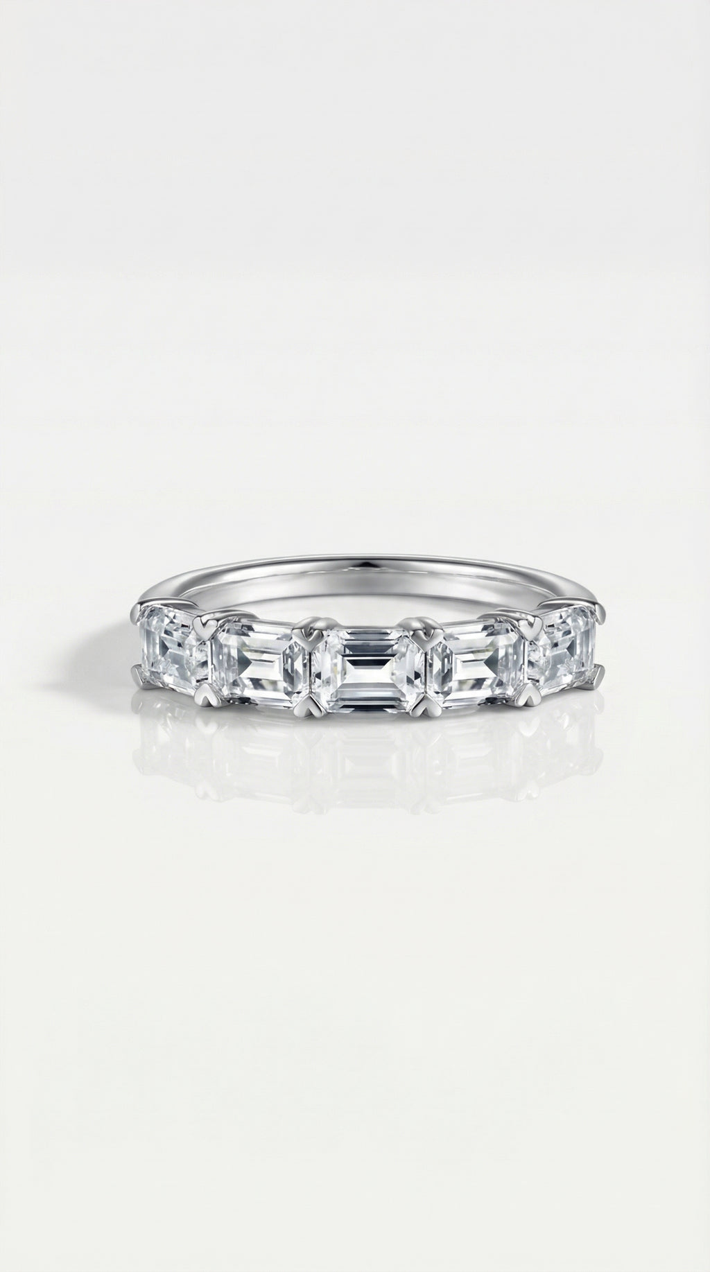 Wedding Band - 5 Baguettes Ring — Levendi Jewellers