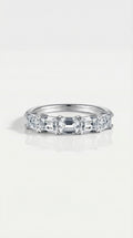 Wedding Band - 5 Baguettes Ring