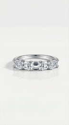 Wedding Band - 5 Baguettes Ring — Levendi Jewellers