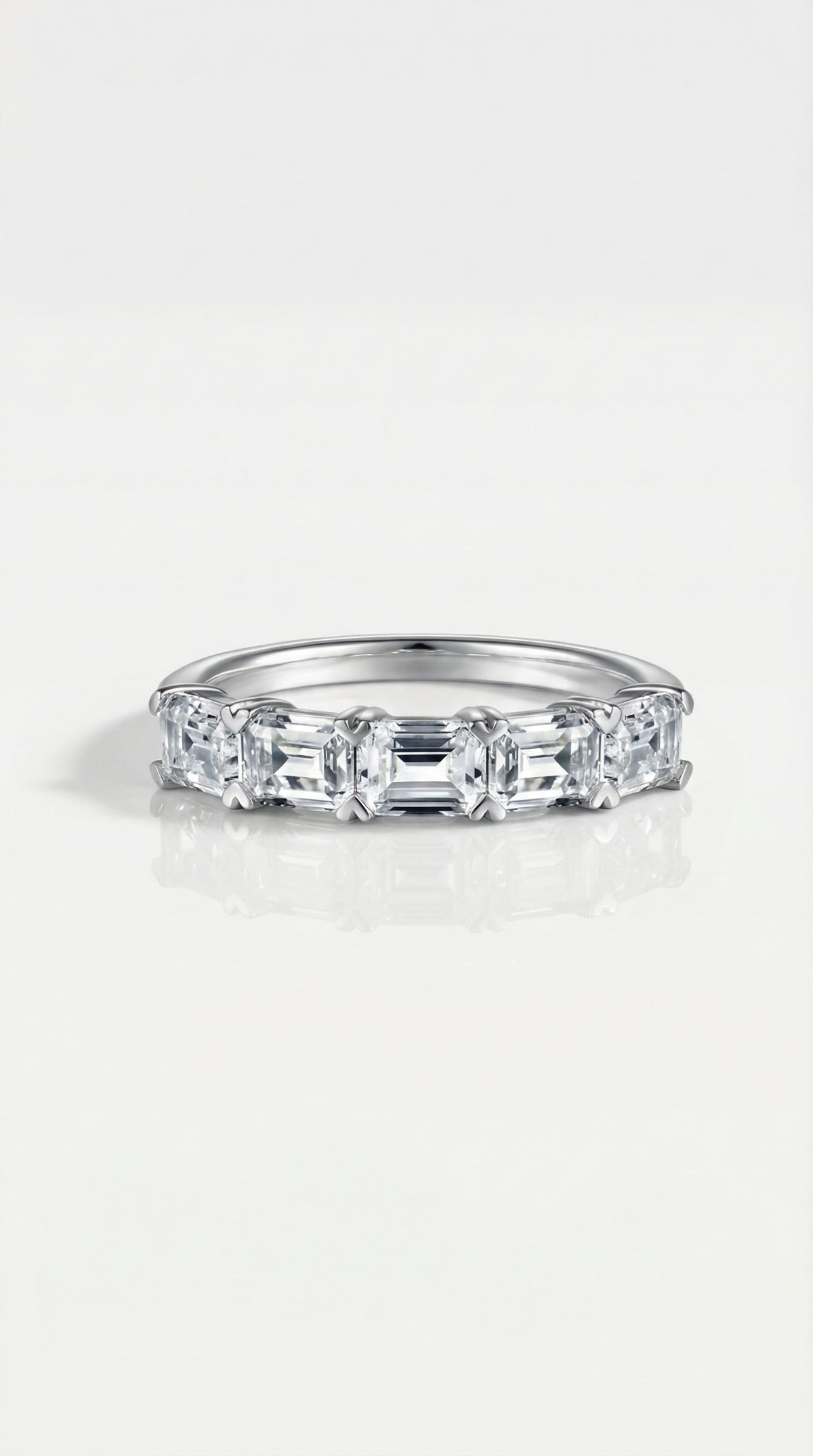 Wedding Band - 5 Baguettes Ring — Levendi Jewellers