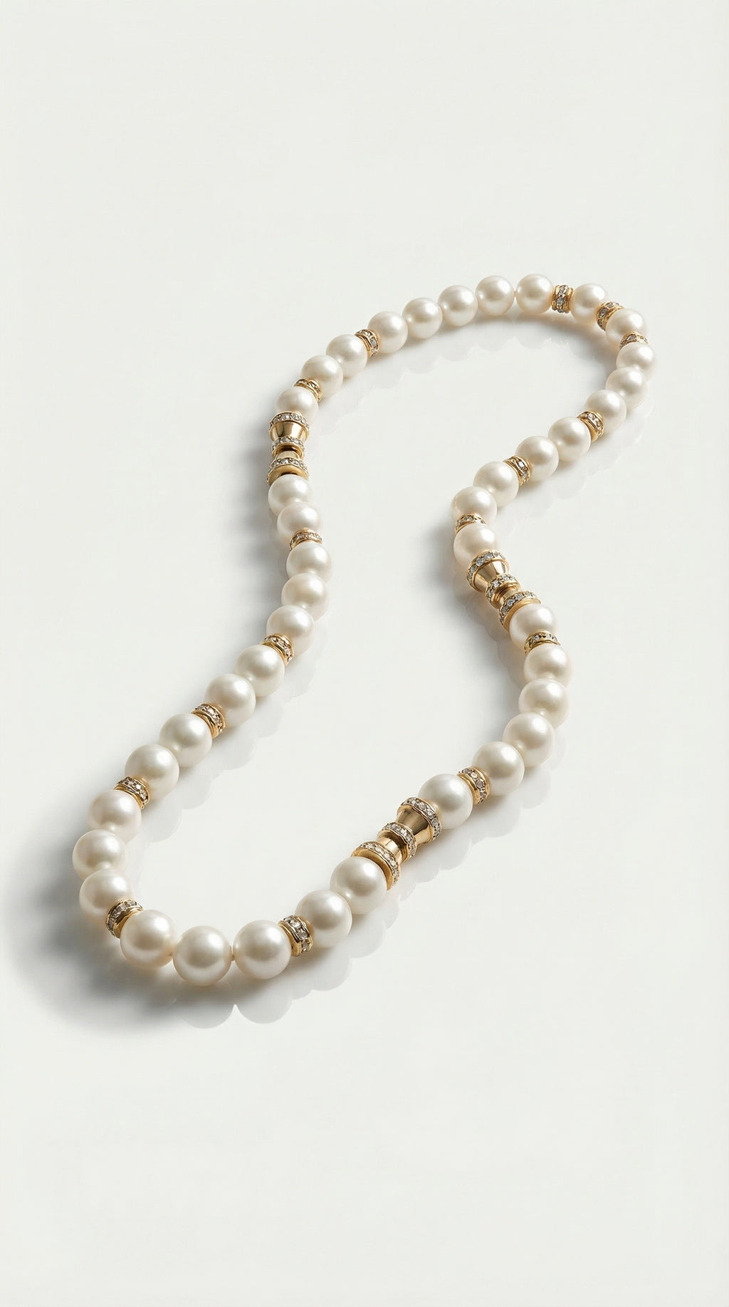Australian South Sea Pearls Diamond & Gold Necklace — Levendi Jewellers