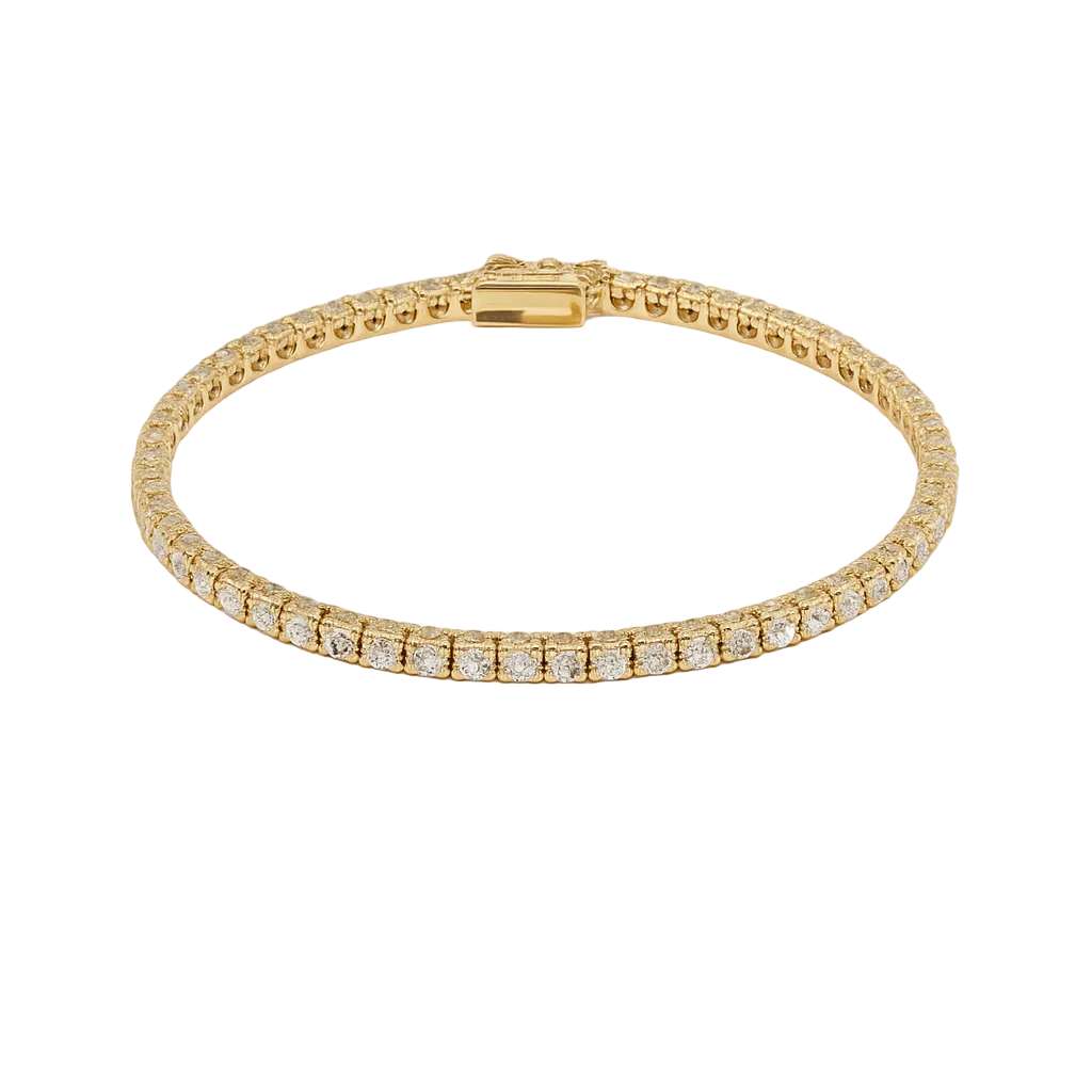 LAB GROWN - Classic Diamond Tennis Bracelet 3.04ct