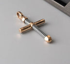 Baraka 316L Cross, view 2 — Levendi Jewellers