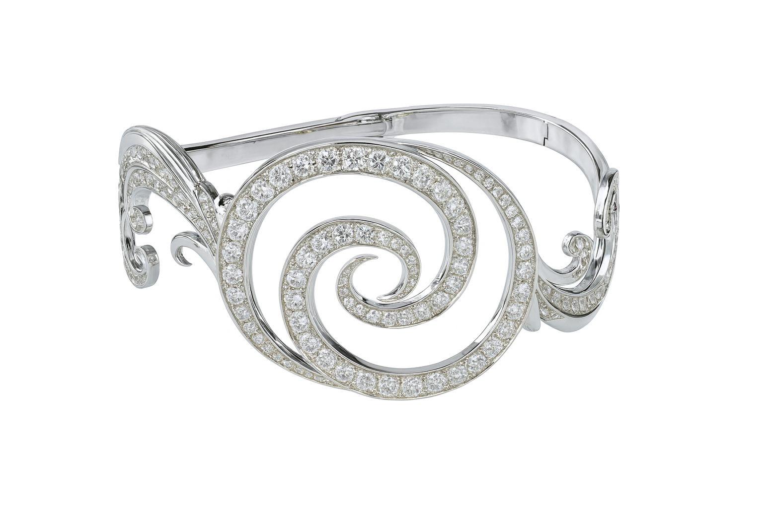 The Art Deco Diamond Bangle 2.75CT