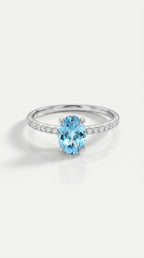 Rainbow Gemstone Topaz Fine Ring — Levendi Jewellers