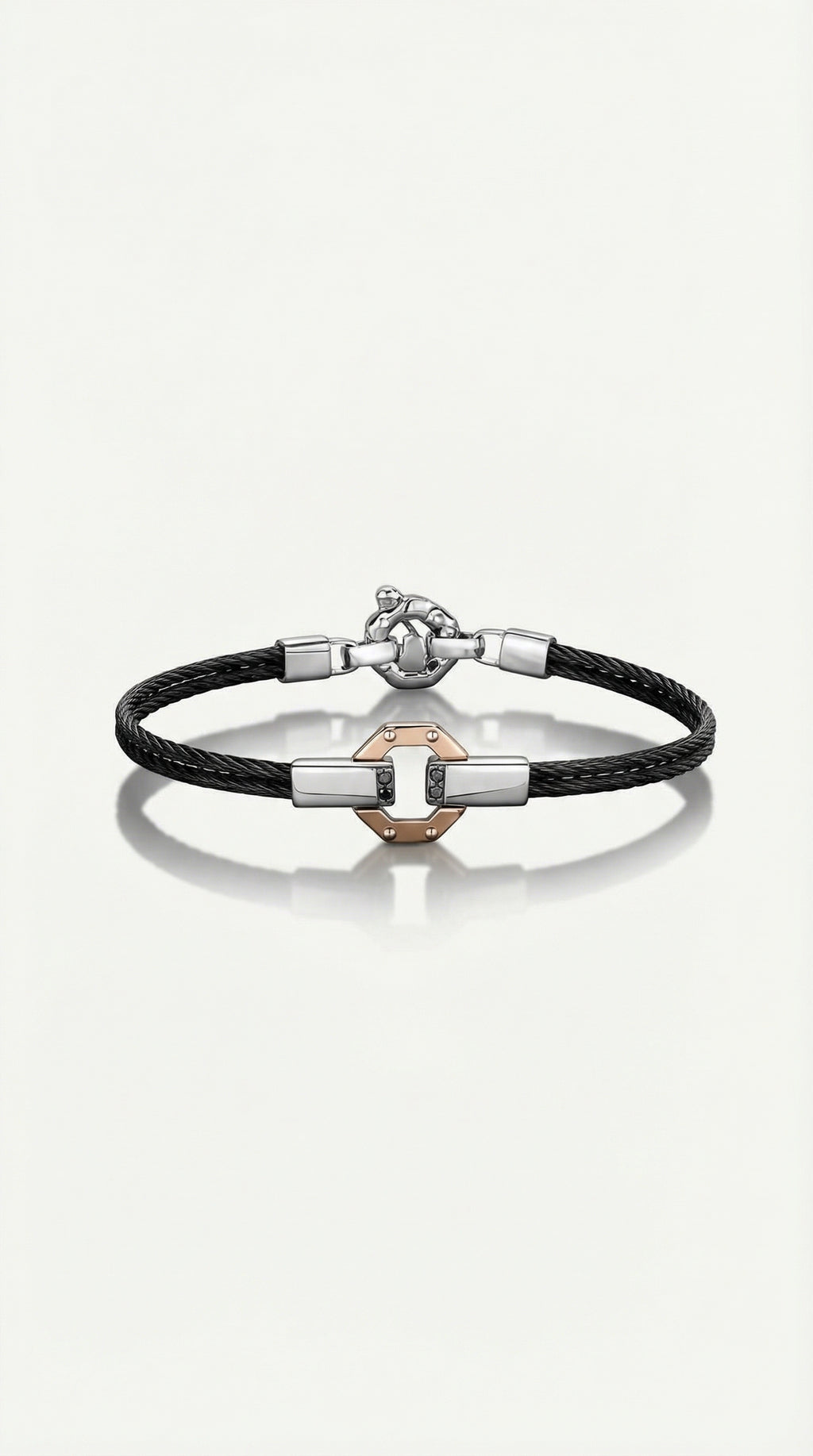 Baraka 316L Black Diamonds & Black PVD Bracelet — Levendi Jewellers