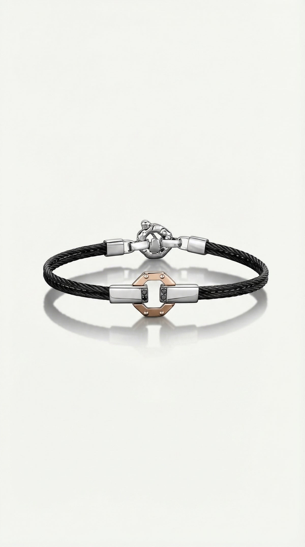 Baraka 316L Black Diamonds & Black PVD Bracelet — Levendi Jewellers