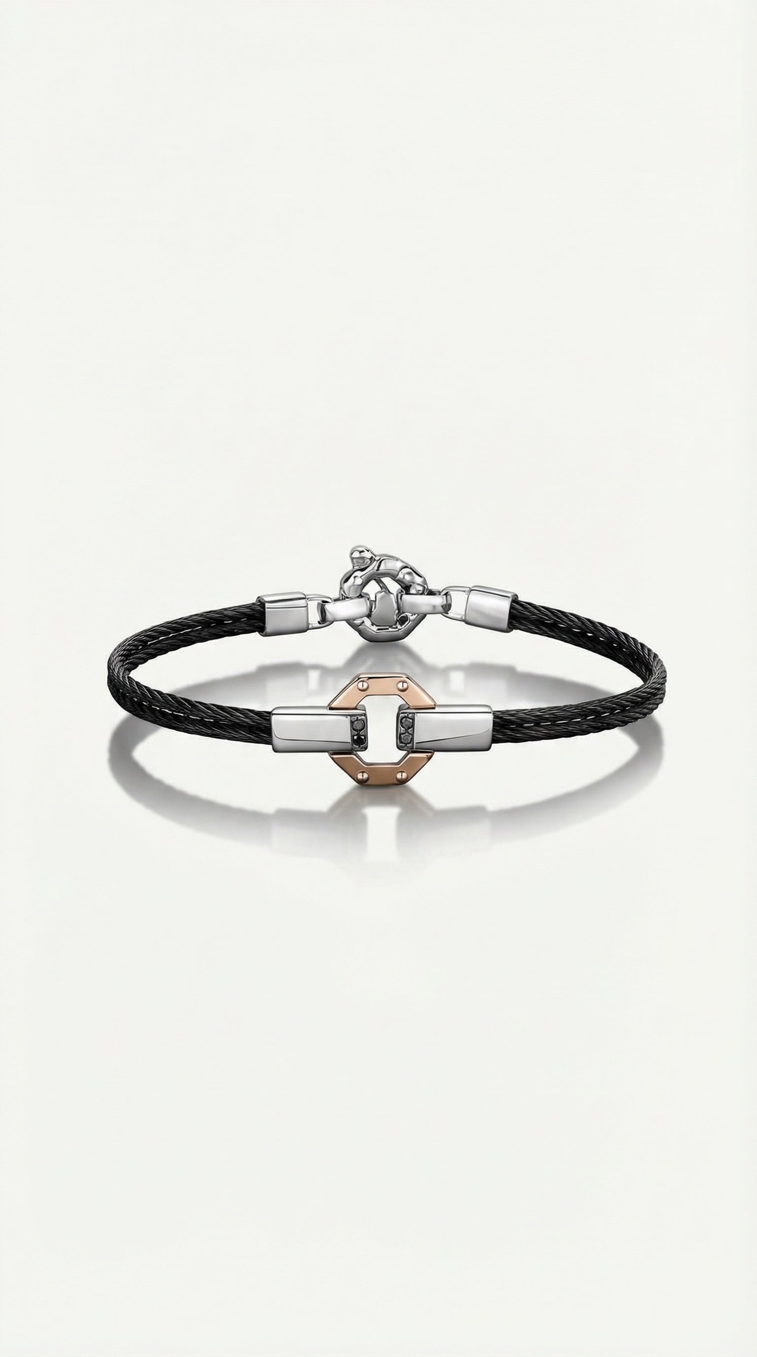 Baraka Bracelet 316L Black Diamonds