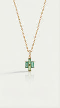 Rainbow - Emerald & Peridot Pendant