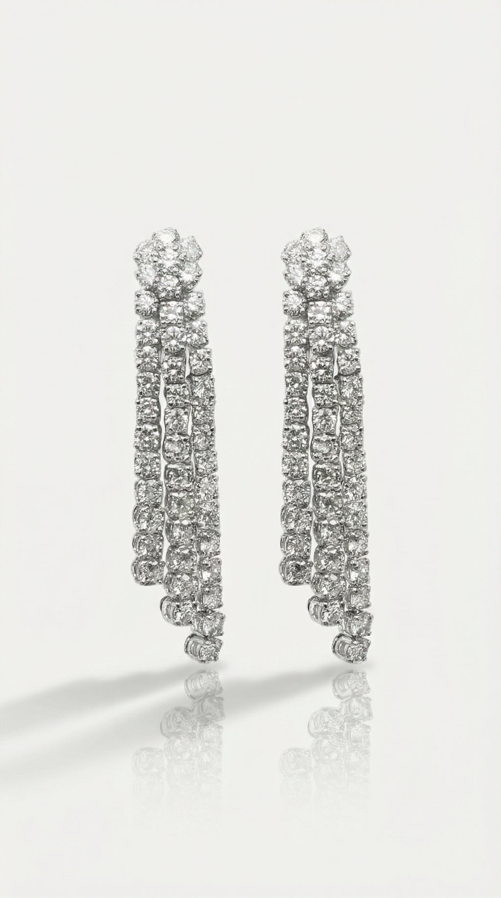 Hollywood Diamonds Drop Earrings 10ct — Levendi Jewellers